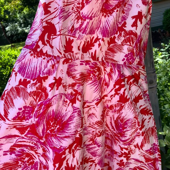 Ann Taylor Size 0 flowered summer dress - Picture 4 of 5